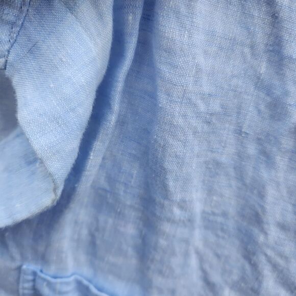 Oliver wicks tessitura Monti Italian linen button up shirt - Picture 6 of 6